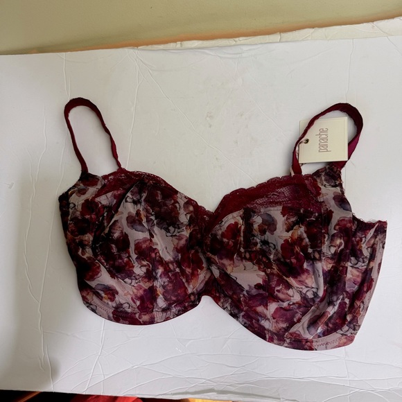 Panache NEW Jasmine Lace Under Wire Bra Autumn Floral 6951 Balconette Size 38JJ - Picture 2 of 16